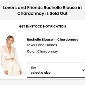 Rochelle Blouse in Chardonnay - sold out